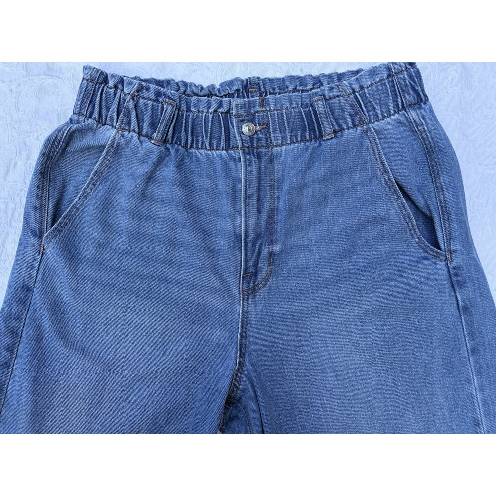 Women's American Eagle Baggy Jean size 14 Blue NO. 3685 - Picture 5 of 10